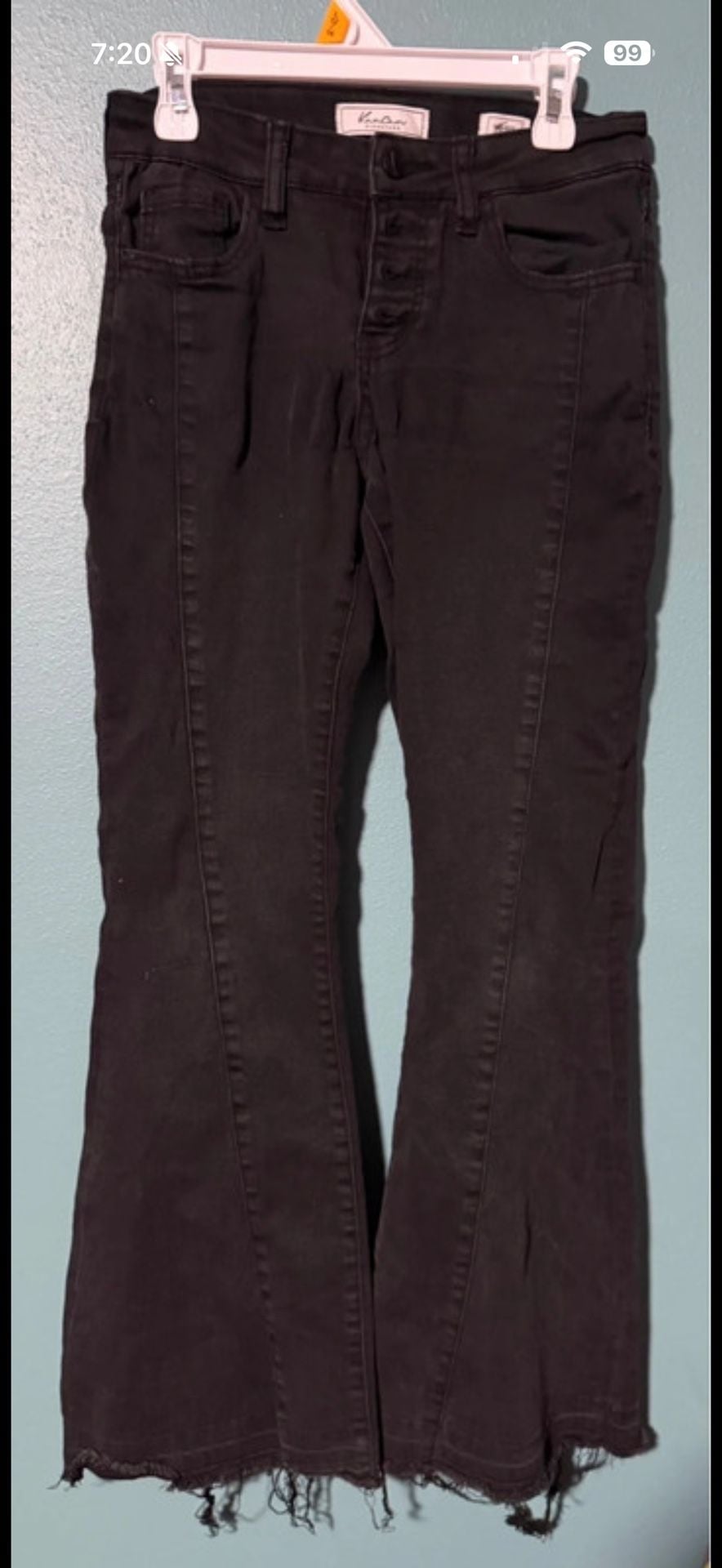 KanCan Flare Jeans Black Denim 2
