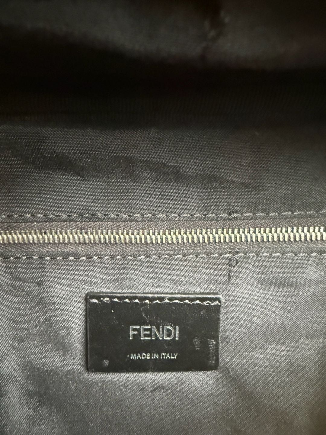Fendi FF Embossed Belt Bag Yellow Leather 10