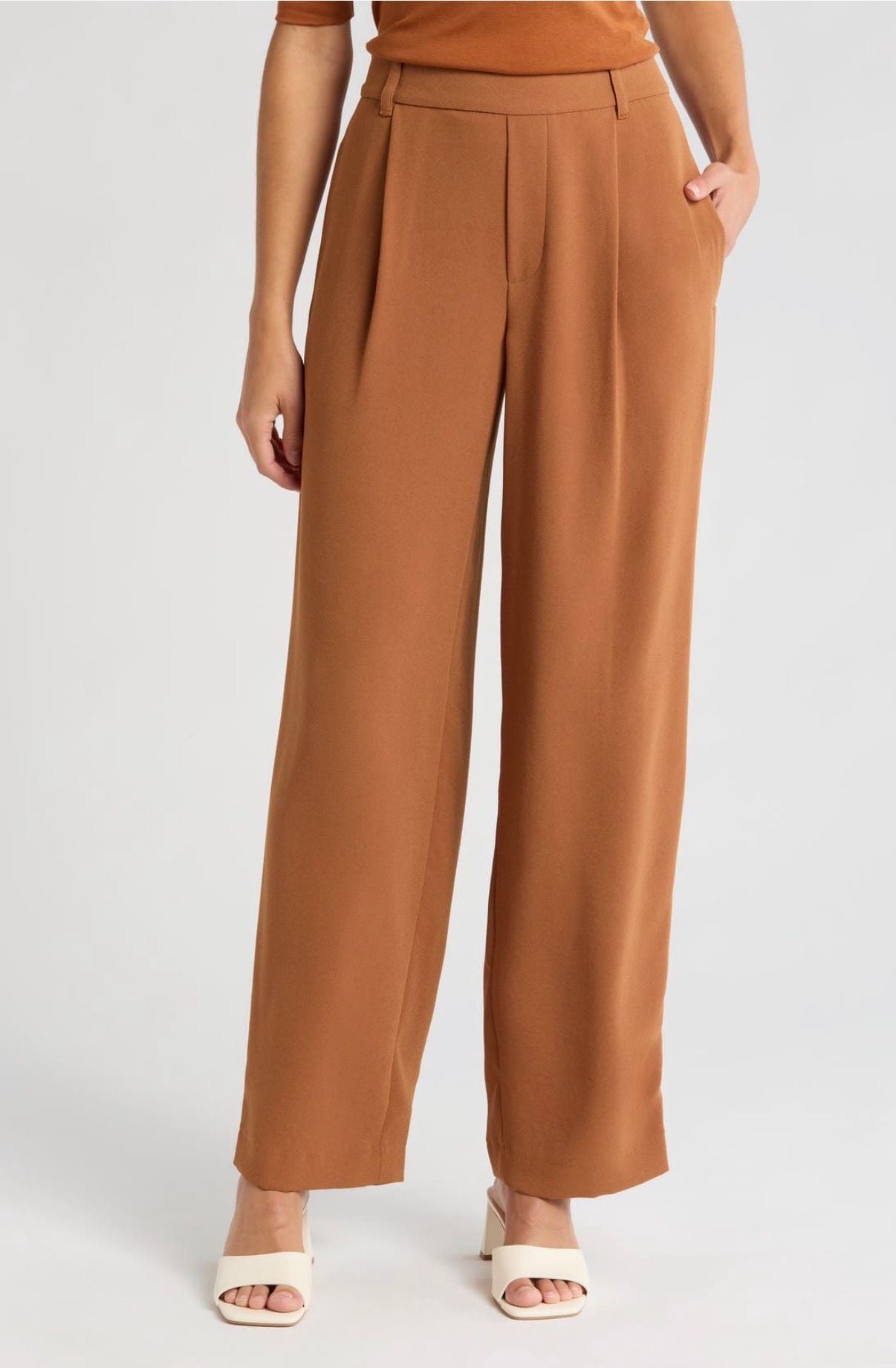 Women’s Vince Straight Wide Leg Pull-On Dress Pants - Medium 2