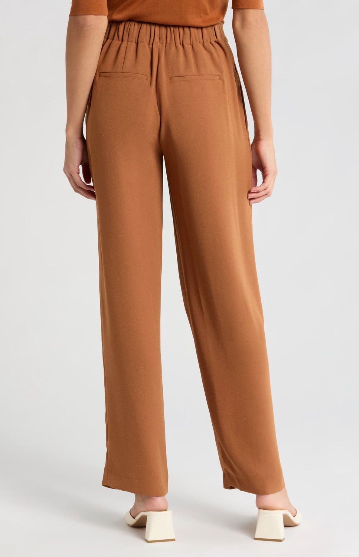 Women’s Vince Straight Wide Leg Pull-On Dress Pants - Medium 3
