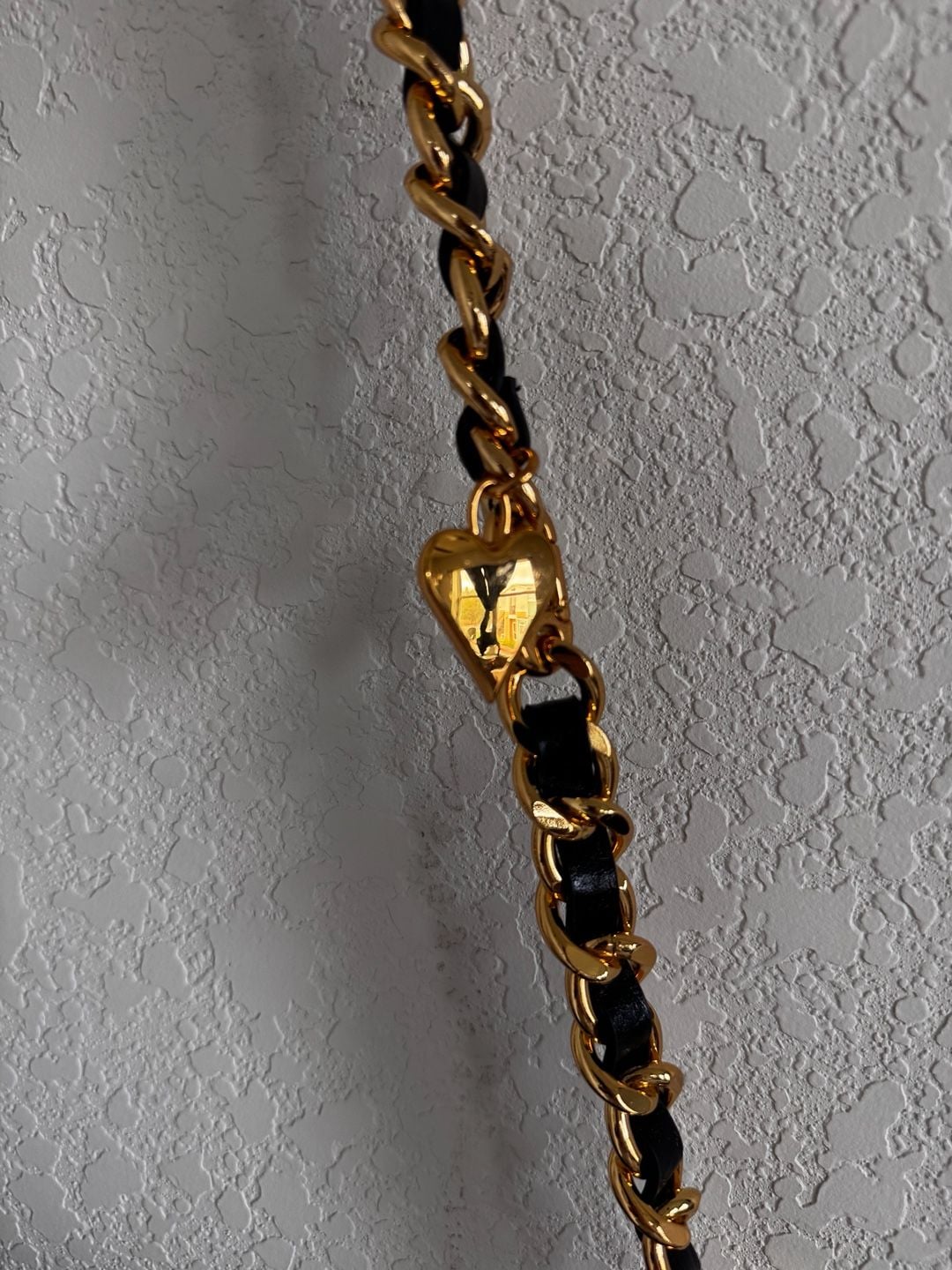 Charles & Keith Duo Quilted Chain Hobo Bag Size L Black 5