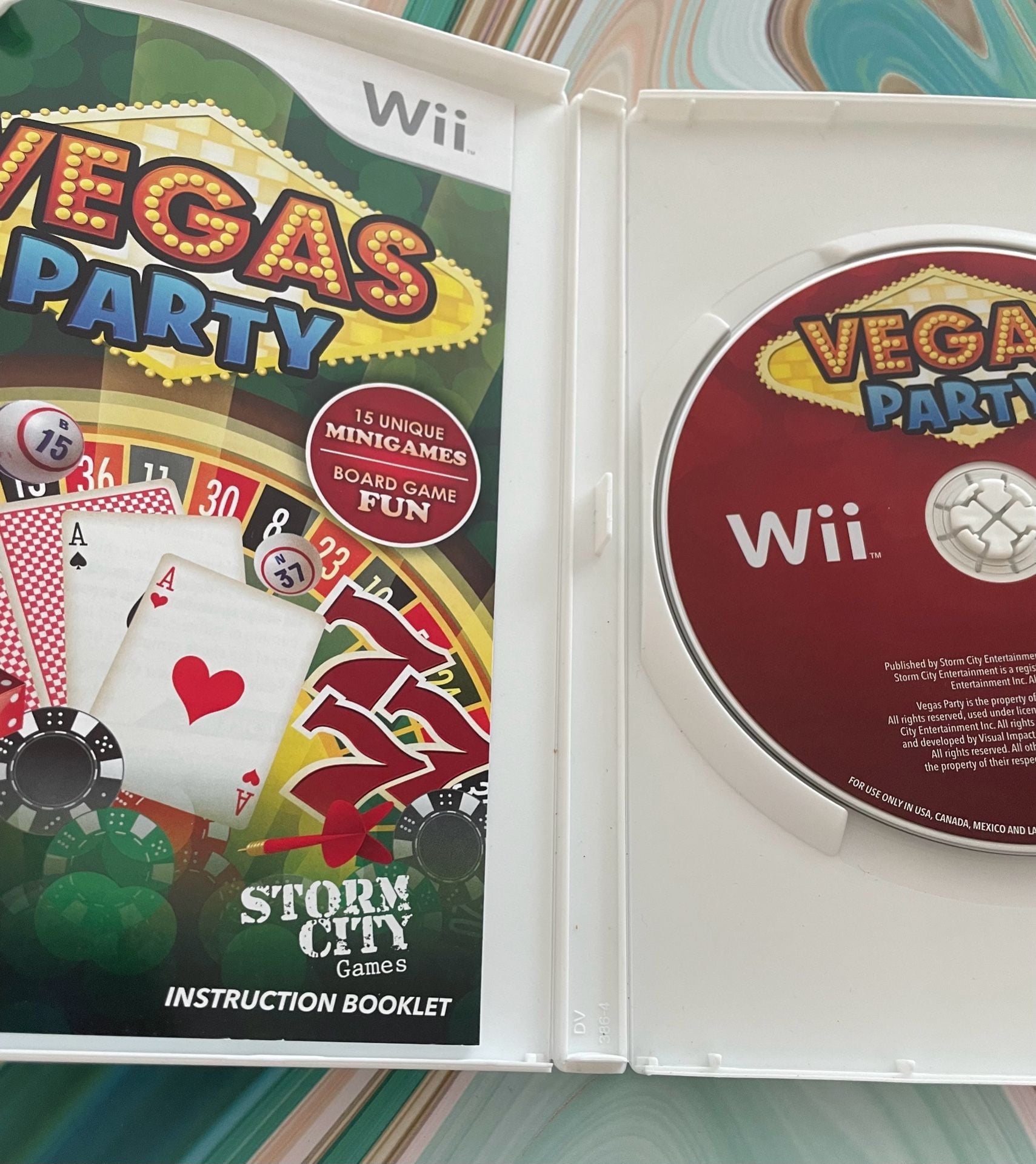 Vegas Party Nintendo Wii Video Game Complete With Case And Manual 2