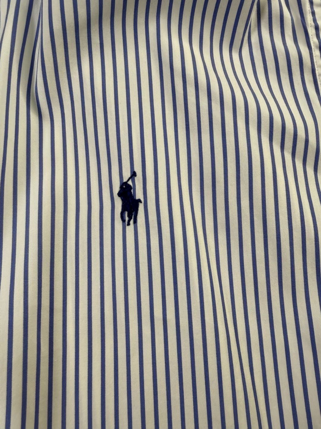 Ralph Lauren Classic Fit Button Down Shirt XL Blue White Stripe 4
