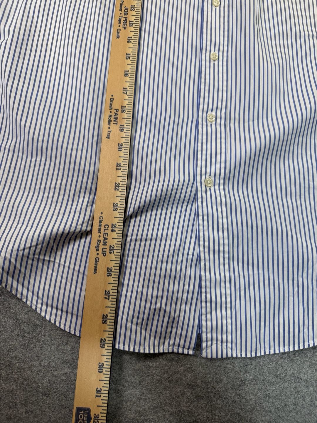 Ralph Lauren Classic Fit Button Down Shirt XL Blue White Stripe 6