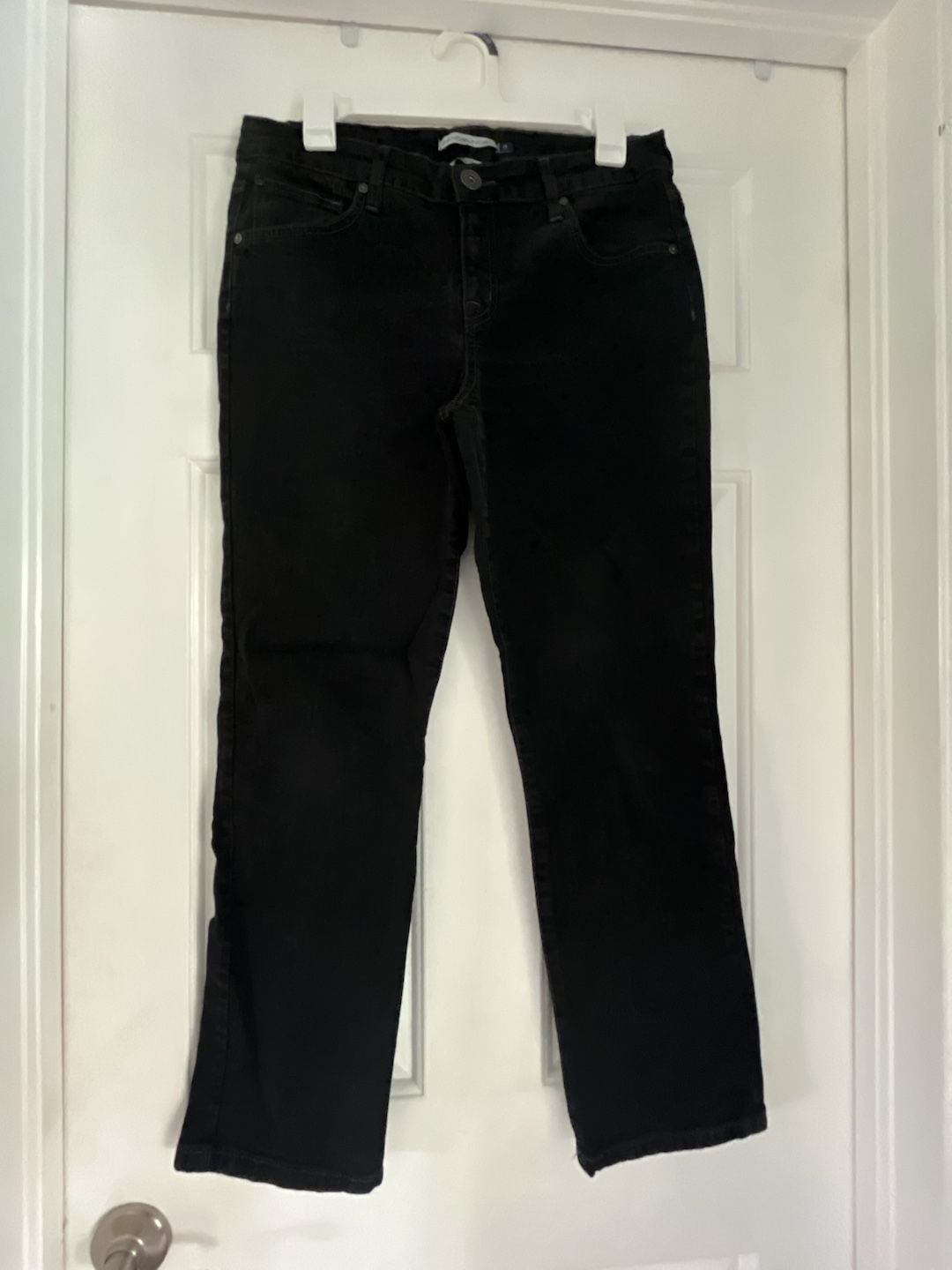 Bandolino Mandie Jeans Size 8S Black Denim Short 2
