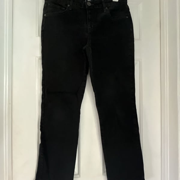 Bandolino Mandie Jeans Size 8S Black Denim Short
