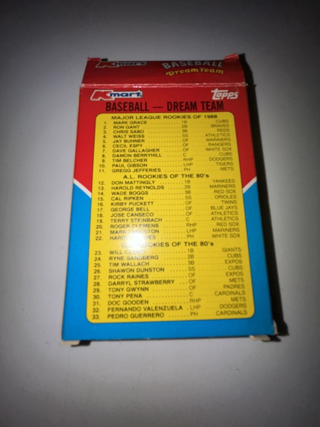 Topps Kmart Baseball Dream Team Collectors Edition 33 Card Set 2