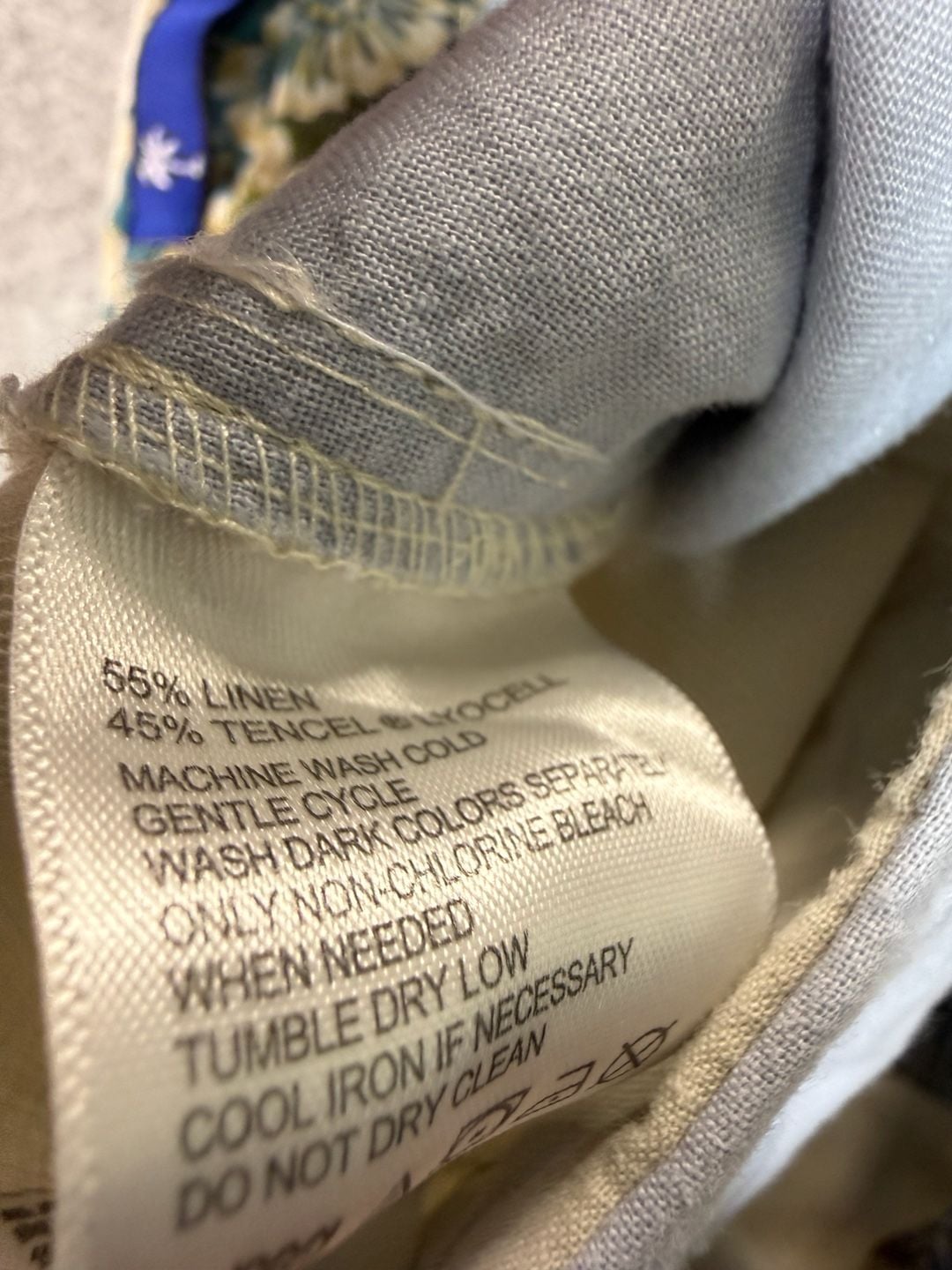 Tommy Bahama Linen Blend Trousers Size 38 Ivory Casual Slacks 4