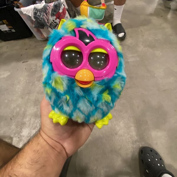 Hasbro Furby Boom Peacock Blue Green Electronic Interactive Toy
