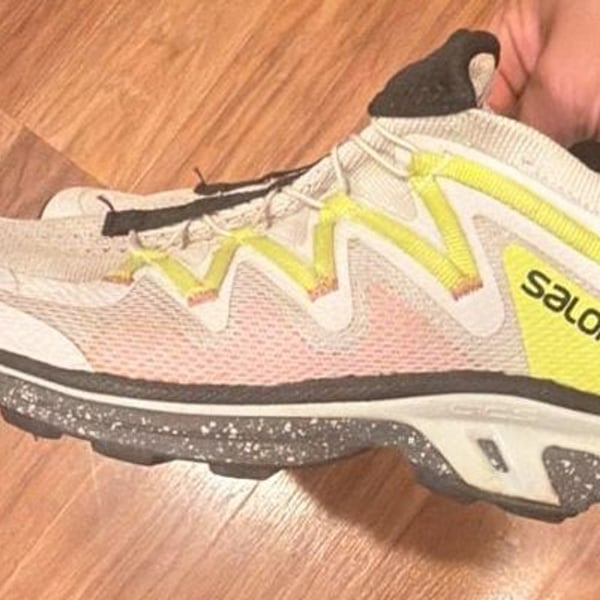 Salomon XT-Rush White Safety Yellow Trail Running Shoes