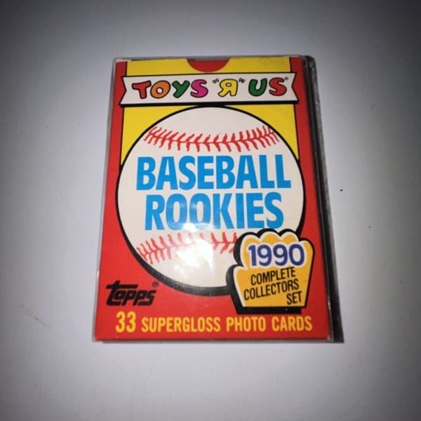 Topps 1990 Toys R Us Baseball Rookies Complete Set 33 Photo Cards