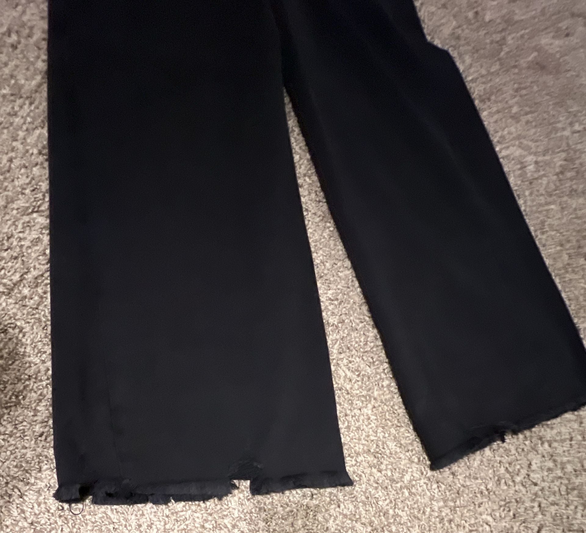 Risen Jeans Wide Leg Jeans Size 9/29 Black Tummy Control NWT 11