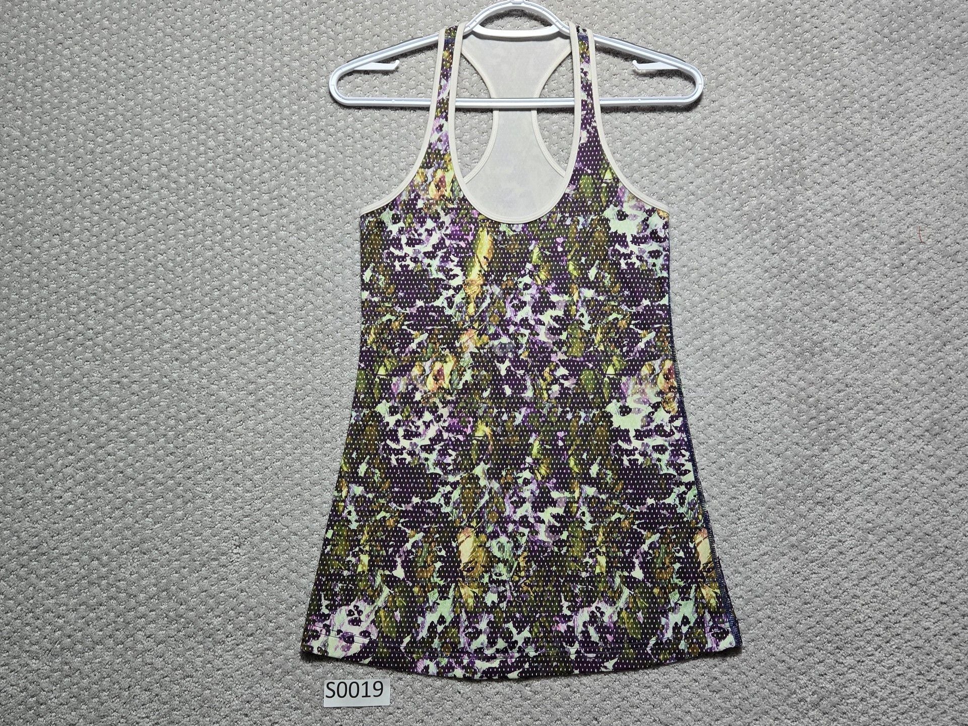 Lululemon Athletic Tank Top Multi Color Mesh Racerback 2