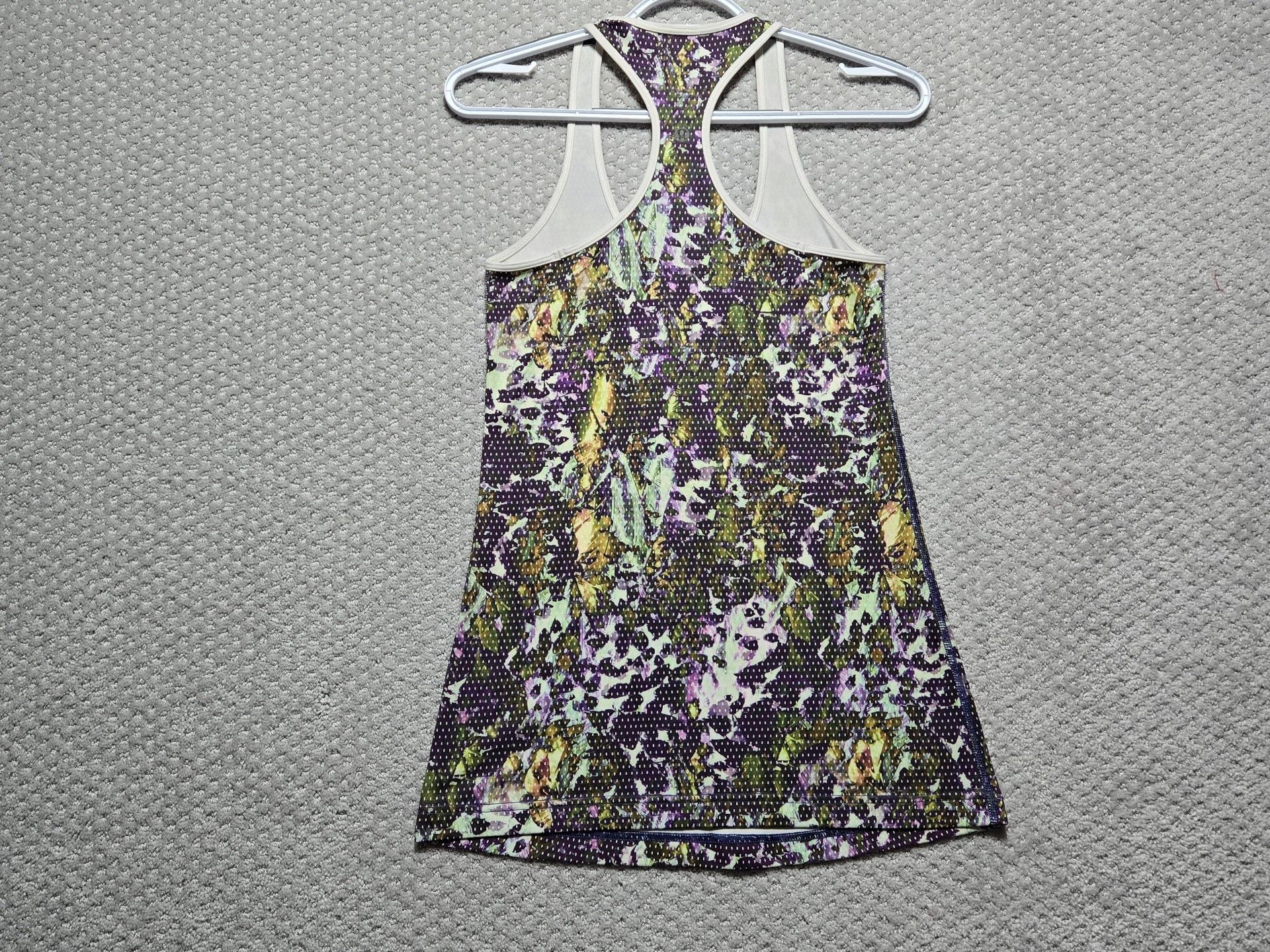 Lululemon Athletic Tank Top Multi Color Mesh Racerback 7