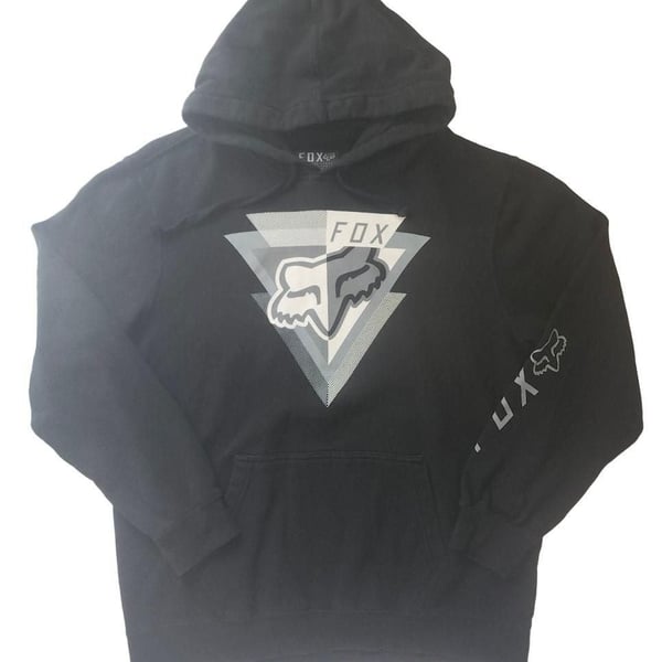 Fox Racing Triangle Logo Pullover Hoodie Black
