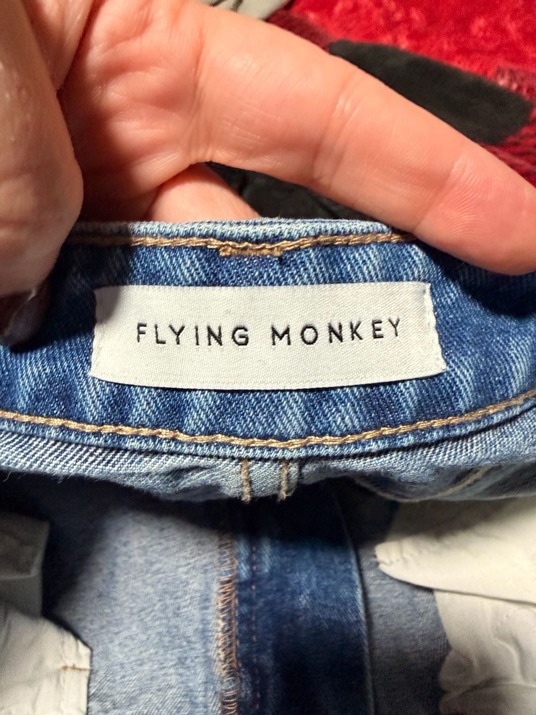 American Eagle Distressed Mom Jeans Size 12 Short 3