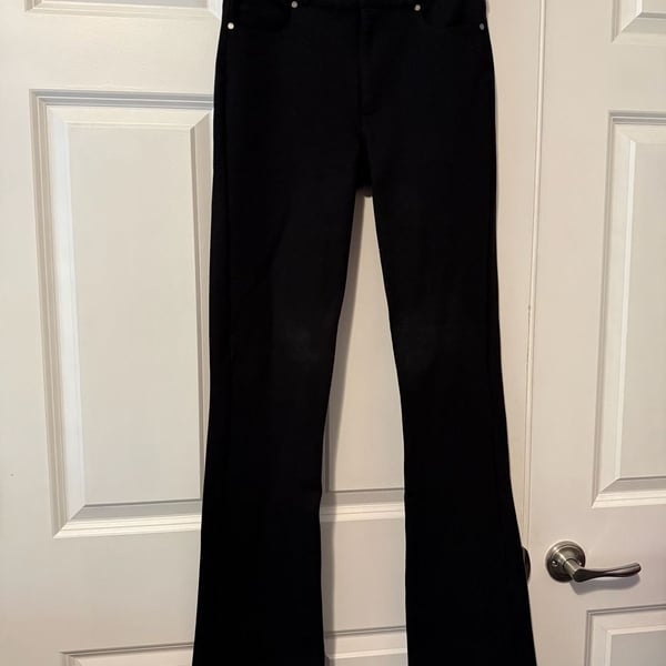 Paige Black Flare Pants Size 27