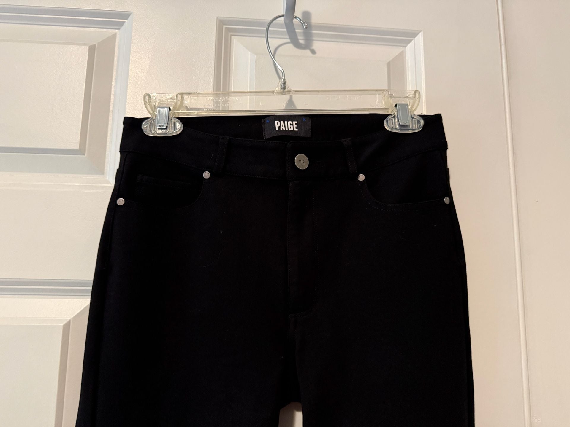 Paige Black Flare Pants Size 27 4