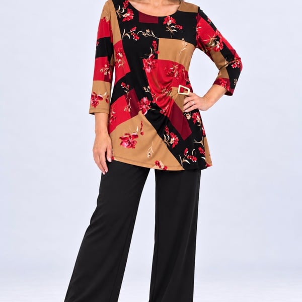 Calvin Klein Tunic Size XL Floral Top