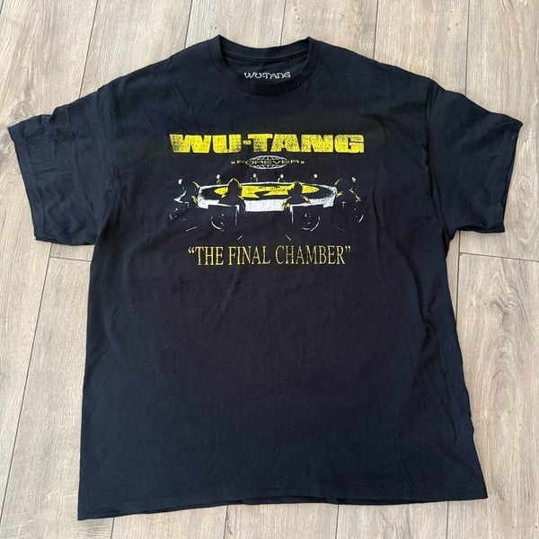 Wu-Tang Clan The Final Chamber Tour T-Shirt Size XL Black Concert Tee