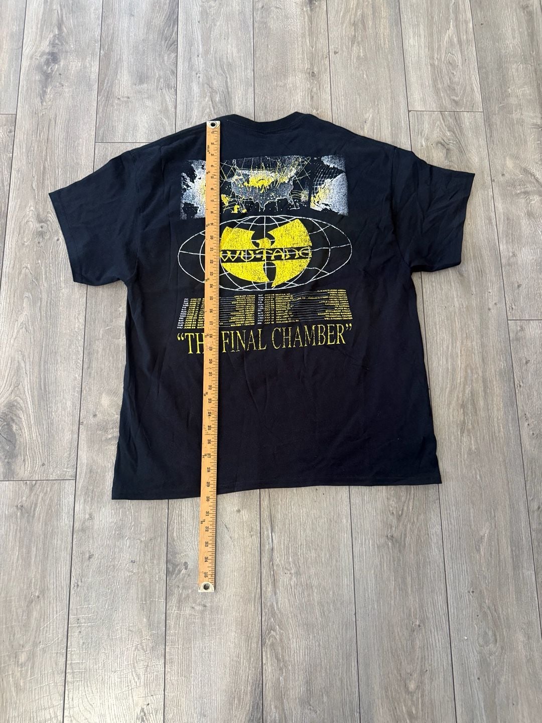 Wu-Tang Clan The Final Chamber Tour T-Shirt Size XL Black Concert Tee 4