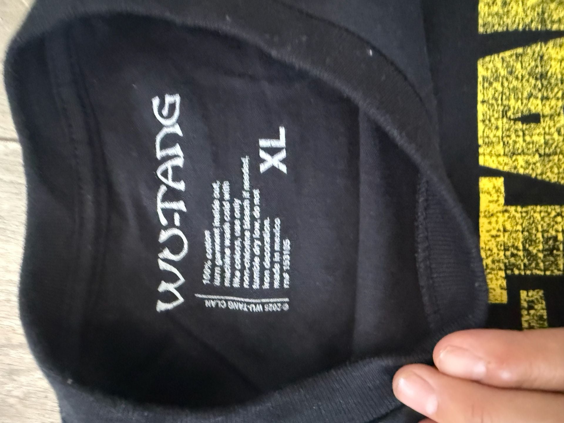 Wu-Tang Clan The Final Chamber Tour T-Shirt Size XL Black Concert Tee 5