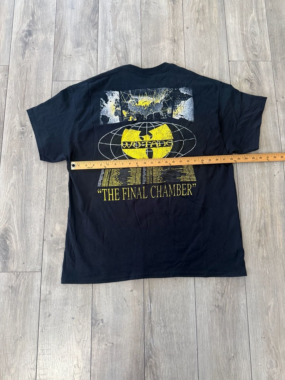 Wu-Tang Clan The Final Chamber Tour T-Shirt Size XL Black Concert Tee 6