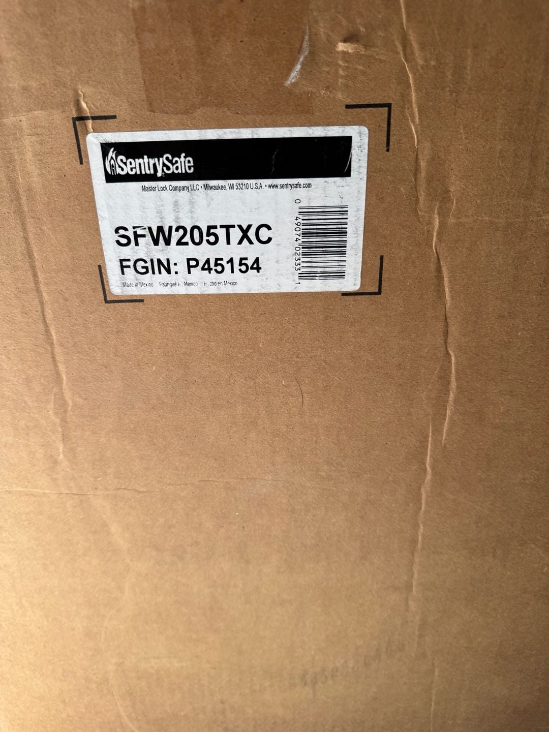 SentrySafe SFW205TXC Fireproof Safe New in Box 1