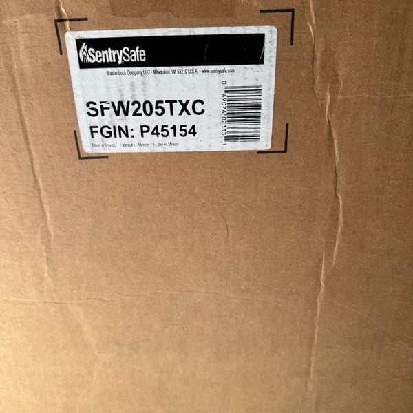 SentrySafe SFW205TXC Fireproof Safe New in Box
