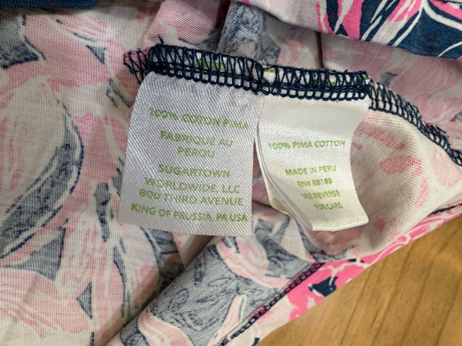 Lilly Pulitzer Marlee Dress Size XXS Inky Navy Flamingle 8