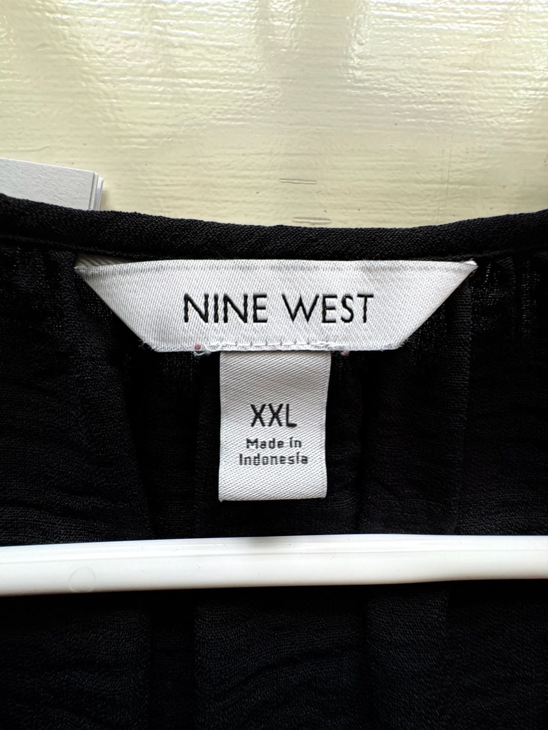 Nine West Skirt Size XXL Black Midi Pencil 4
