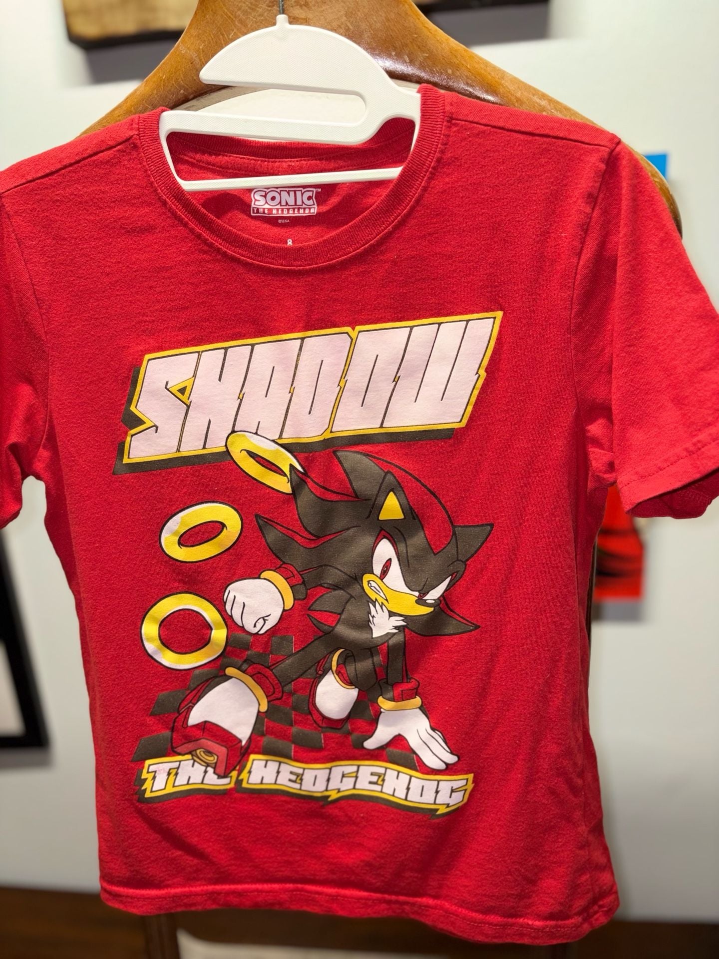Sonic The Hedgehog Shadow The Hedgehog Graphic T-Shirt Size 8 4