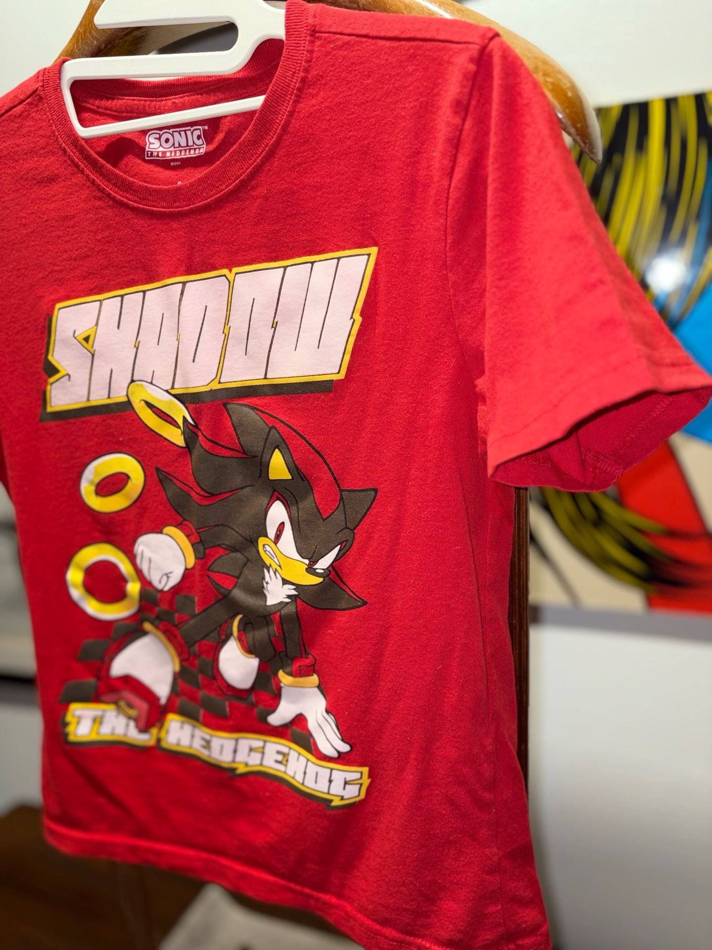 Sonic The Hedgehog Shadow The Hedgehog Graphic T-Shirt Size 8 6