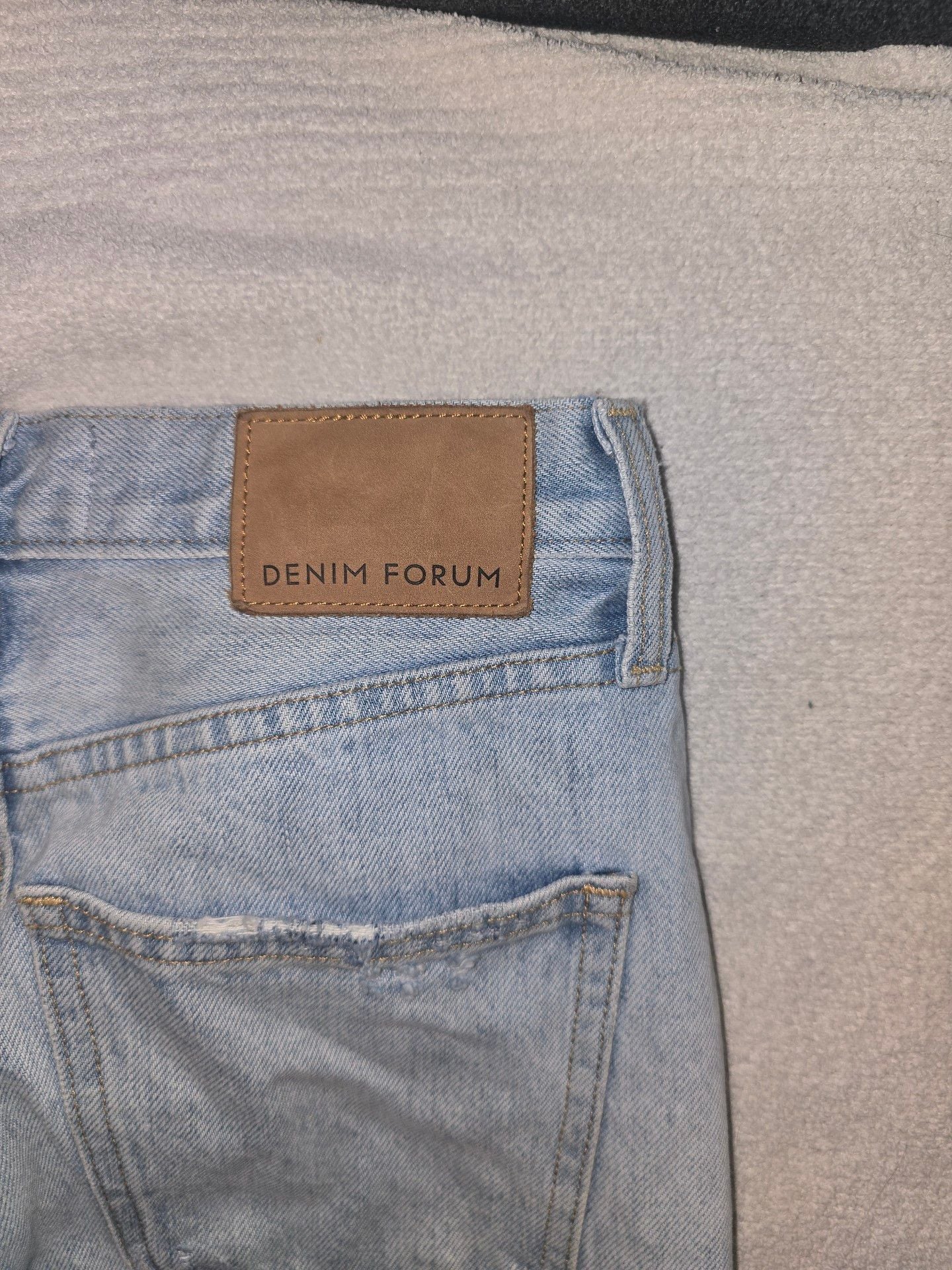 Denim Forum The Farrah High Rise Wide Leg Size 25 6