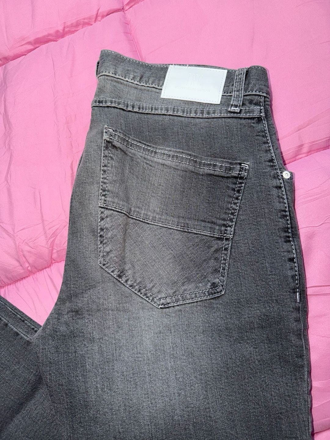 INC International Concepts Skinny Fit Jeans Size 33x30 Black wash Denim 3