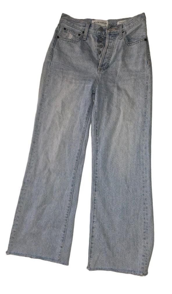 Denim Forum The Farrah High Rise Wide Leg Size 25 2