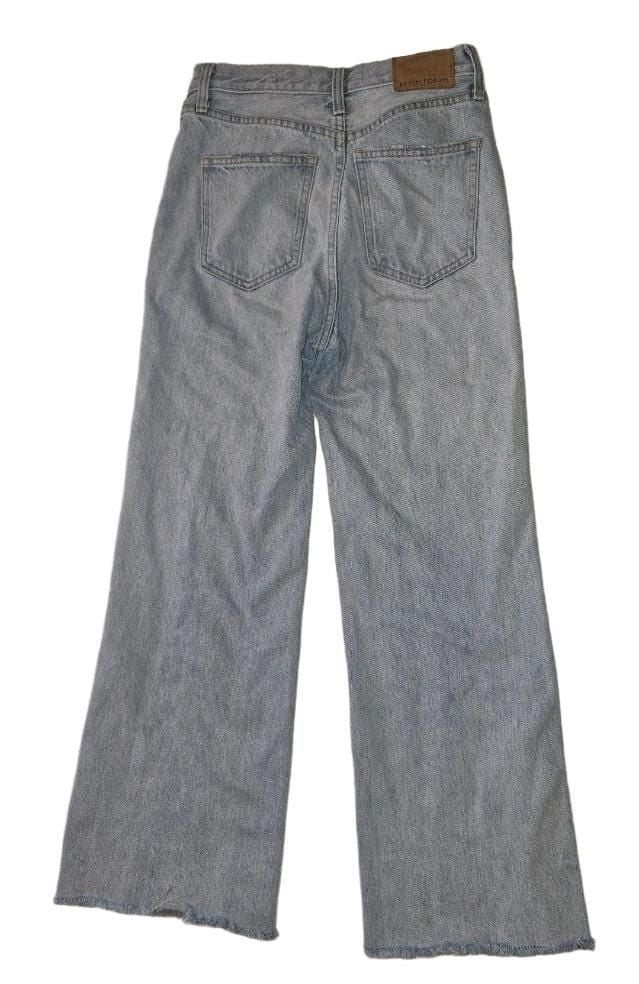 Denim Forum The Farrah High Rise Wide Leg Size 25 5