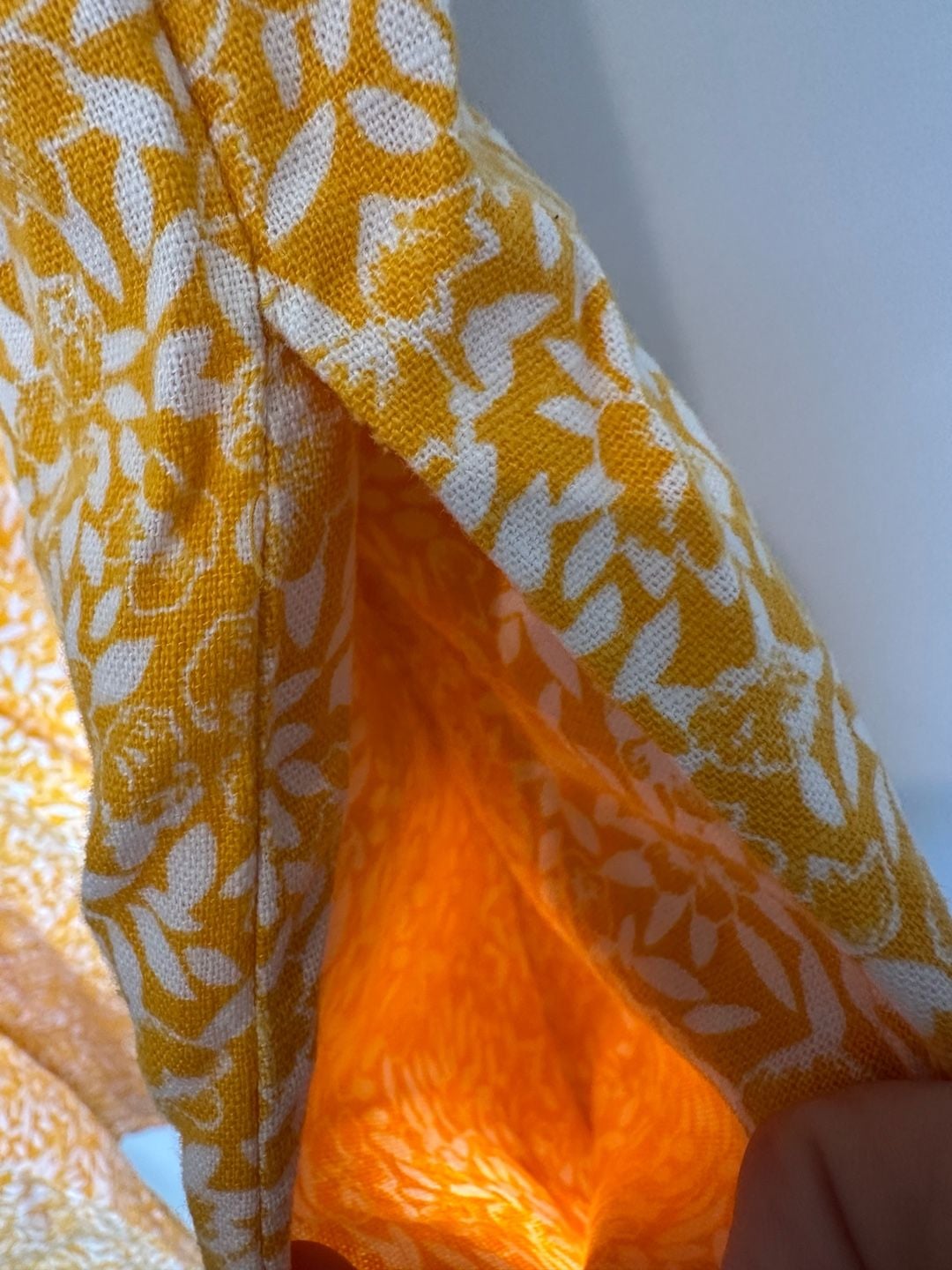 J. Crew Tiered Dress Size 0 Yellow Floral Sleeveless Flutter 4