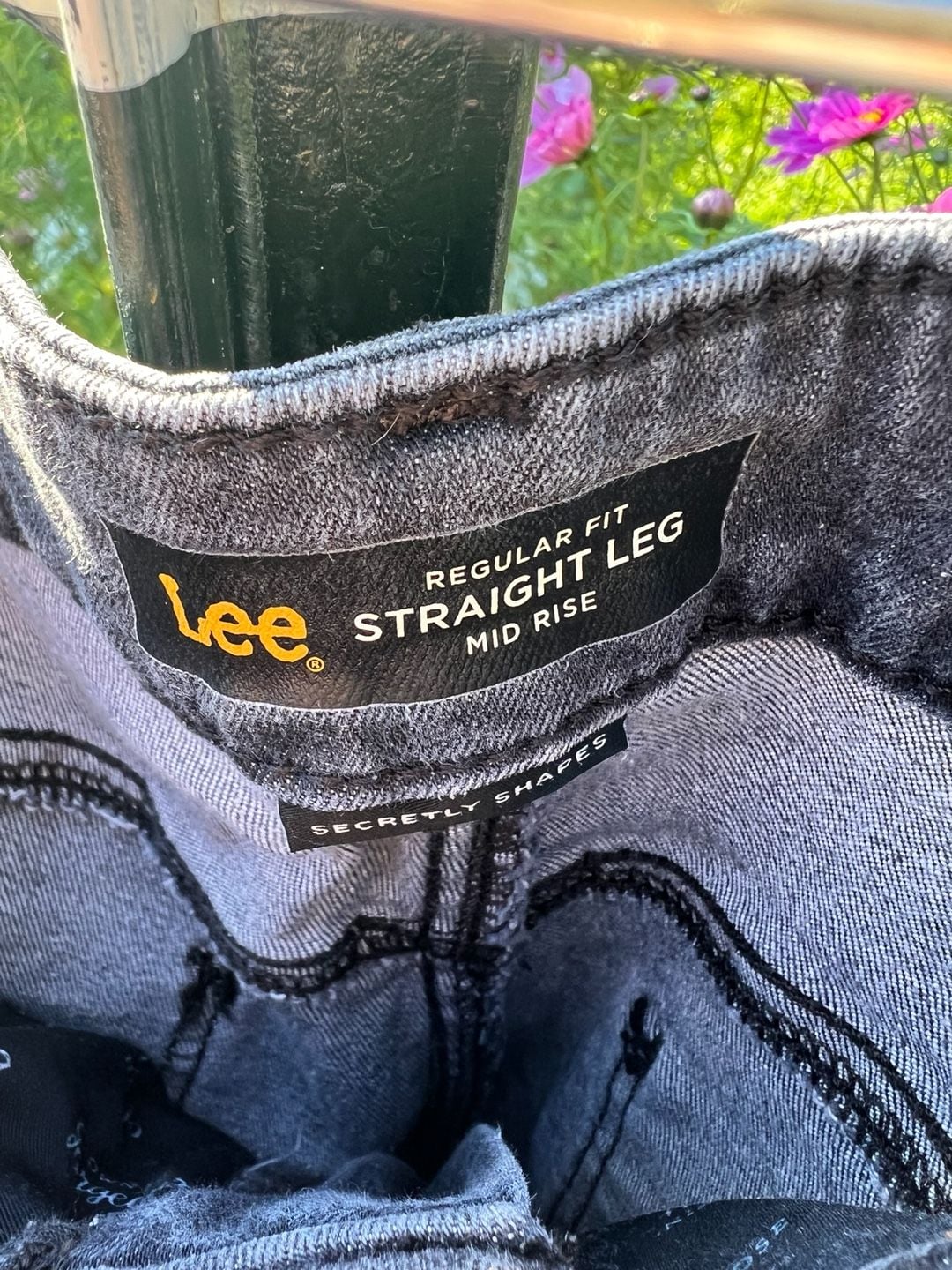 Lee Regular Fit Straight Leg Mid Rise Size 18 Medium 3