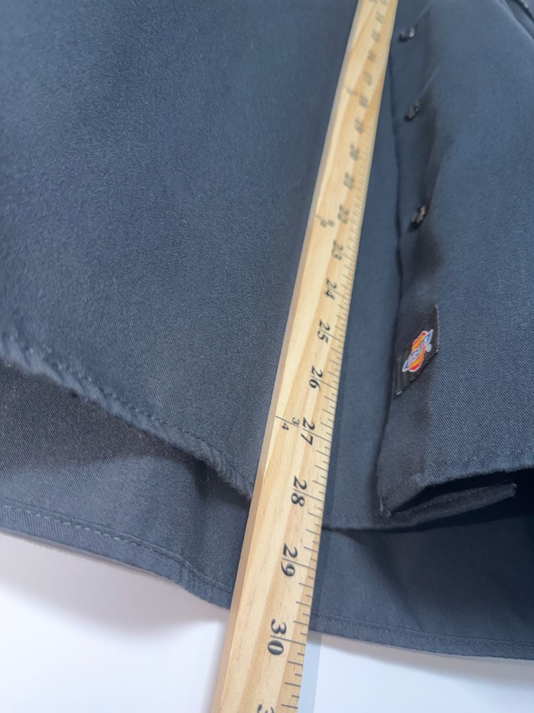 Dickies Flex Short Sleeve Work Shirt Size L Black Twill 7