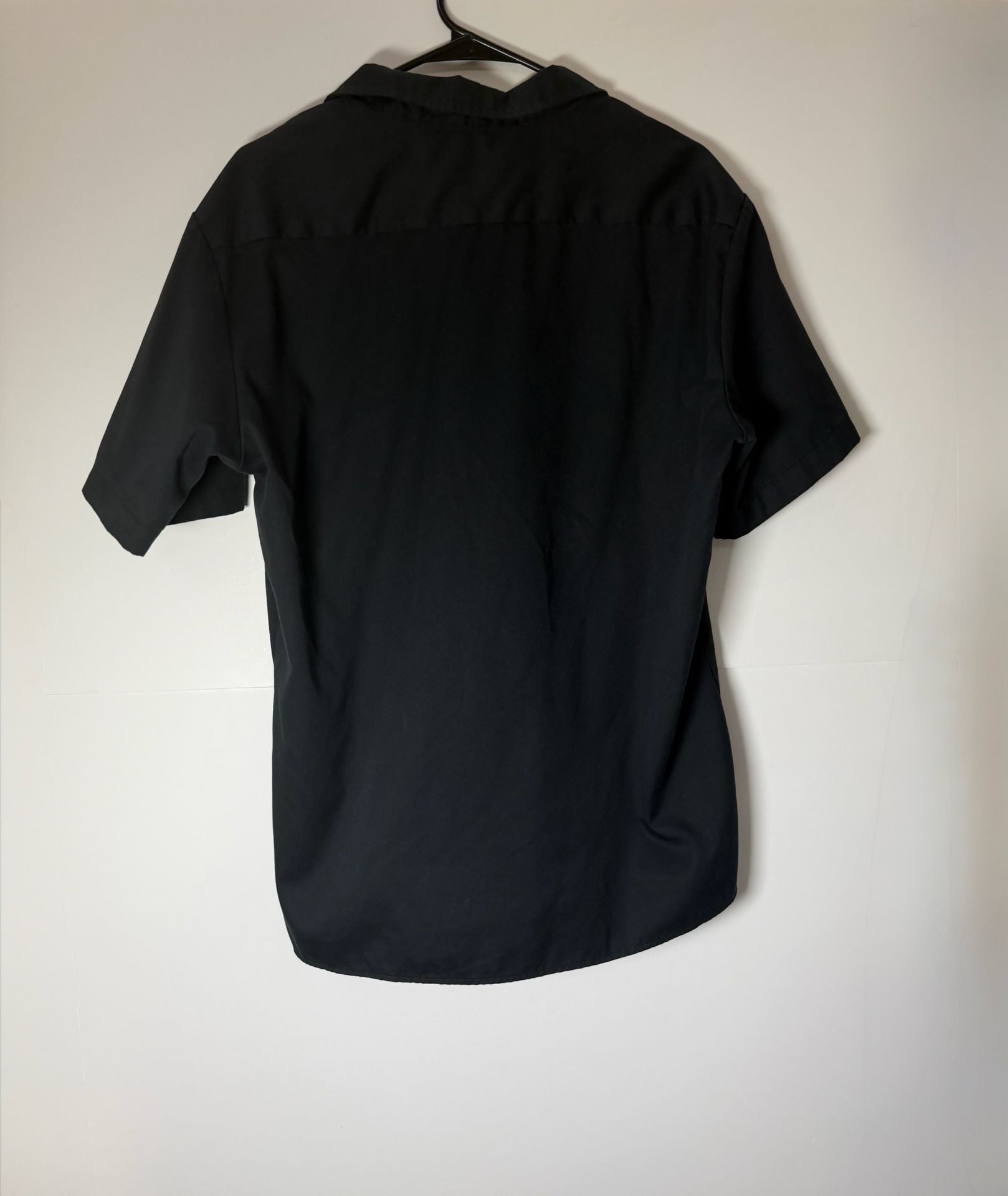 Dickies Flex Short Sleeve Work Shirt Size L Black Twill 8
