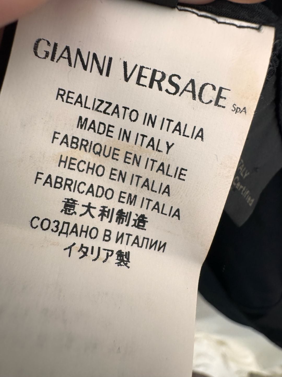 Gianni Versace Black Asymmetric Draped Wrap Sleeveless Medusa 8