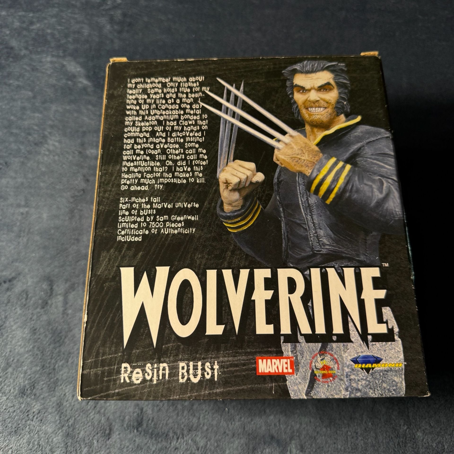 Diamond Select Wolverine Resin Bust Frank Quitely 2
