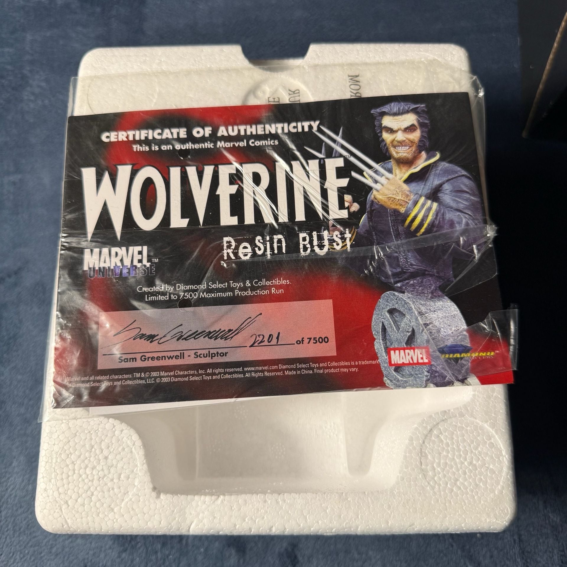 Diamond Select Wolverine Resin Bust Frank Quitely 3
