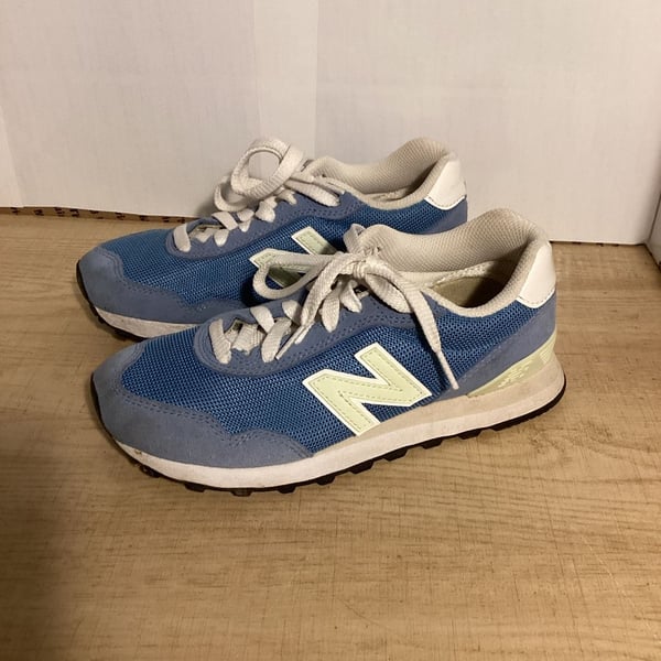 New Balance 515 Size 5.5 Blue Laguna White Lifestyle Shoes WL515FC3