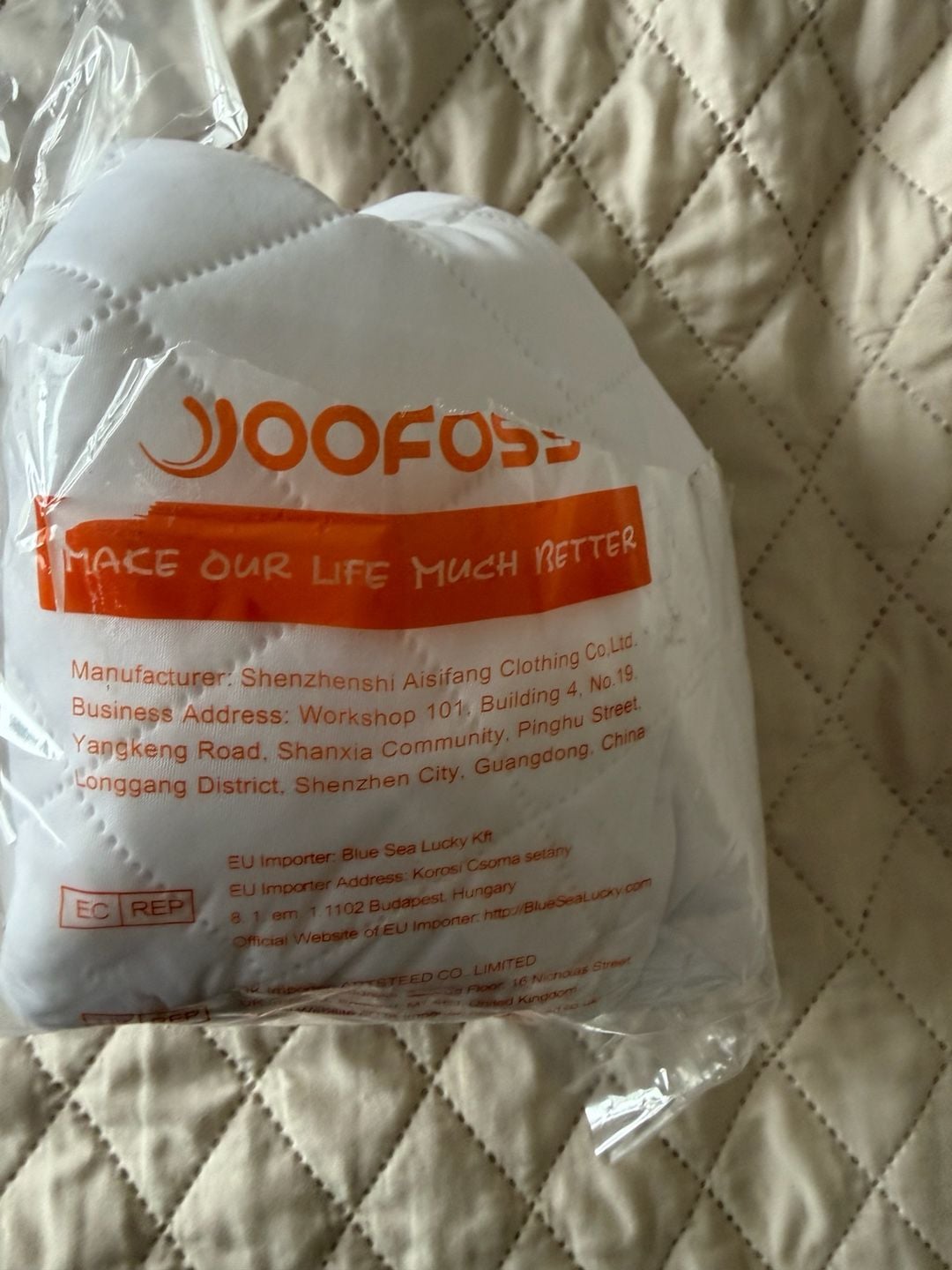YOOFOSS Waterproof Fitted Crib Mattress Pad L-Grid White New 1
