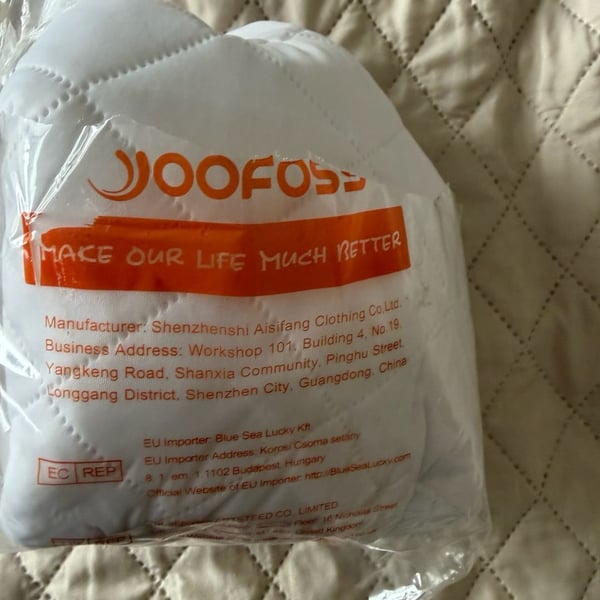 YOOFOSS Waterproof Fitted Crib Mattress Pad L-Grid White New