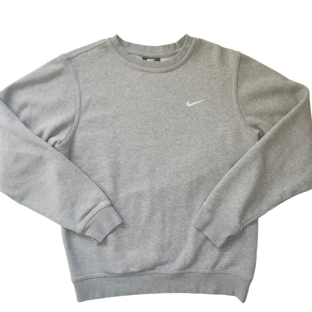 Nike Sweatshirt Gray Crewneck Mini Swoosh 2