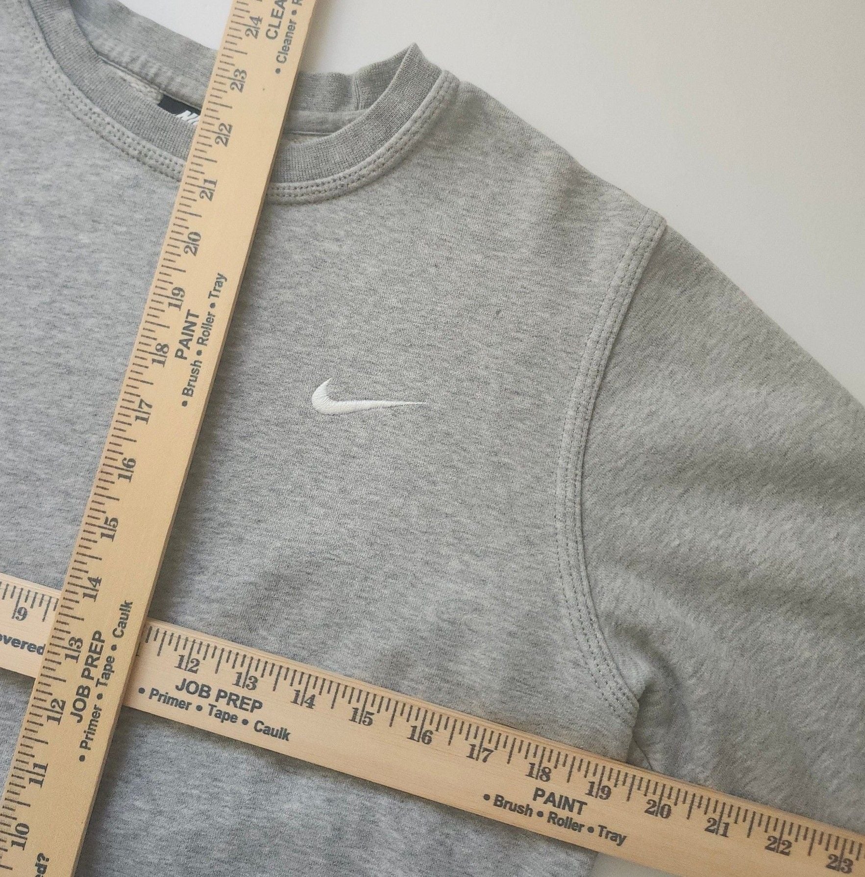 Nike Sweatshirt Gray Crewneck Mini Swoosh 3