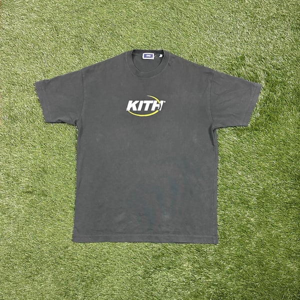 Kith Logo Black Faded Graphic T-Shirt XS Streetwear Boxy Tee